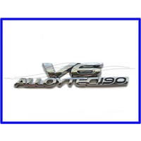BADGE V6 ALLOYTEC 190 SUITS VZ AND WL FRONT GUARD