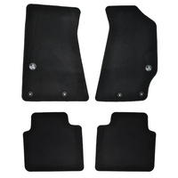 FLOOR MAT SET CARPET FRONT & REAR ANTHRACITE BLACK SUITS VT VX VY VZ WH WK WL
