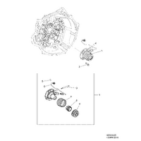CLIP-CLUTCH HOSE TO CONCENTRIC SLAVE VE VF V8 NO 5 IN PICTURE