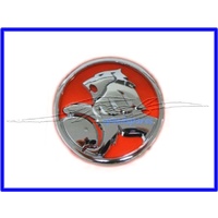 BADGE EMBLEM VE VF COMMODORE UTE TAILGATE ROUND CHROME HOLDEN LION approx 99mm diameter