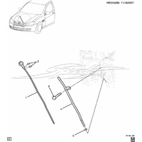 DIPSTICK ENGINE OIL VE WM V6
