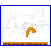 WHEEL ARCH LINER REAR RIGHT VE & WM