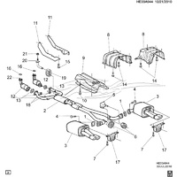 HEAT SHIELD VE LEFT REAR MUFFLER