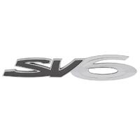 Badge 'SV6' Bootlid VE VF Commodore Sedan GENUINE GMH