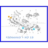 BRACKET ASM-EXHAUST REAR CENTRE DUAL HANGER VE COMMODORE NO 5 IN DIAGRAM