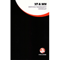 SERVICE MANUAL VF COMMODORE SERVICE/ WARRANTY