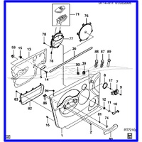 door belt LHF DOOR 2004-2007 TK BARINA 36 IN PIC