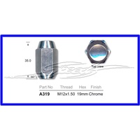 MAG NUT STEEL WHEELS ACORN TYPE 12MM X 1.5