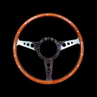 14" WOOD RIM STEERING WHEEL