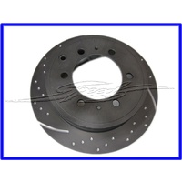 DISC BRAKE ROTOR REAR 315MM SUITS VT VX VY VZ WH WK WL CLUBSPORT MALOO HSV DIMPLED AND SLOTTED PRICE PER PAIR
