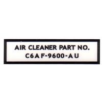 DECAL AIR CLEANER XR GT REAR