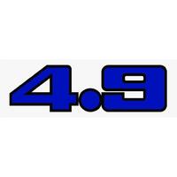 '4.9' AIR CLEANER & ROCKER COVER DECAL X
