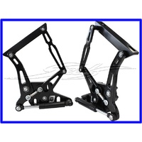BILLET BONNET HINGE KIT BLACK XR XY FORD FALCON SHINY BLACK
