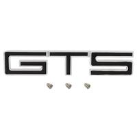 'GTS' FENDER BOOT BADGE (BLACK) HK-HT