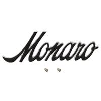 BADGE EMBLEM MONARO FENDER BADGE (BLACK) HQ HJ