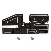 BADGE 4.2 LITRE SUIT HJ HX HZ BOOT