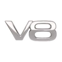 BADGE EMBLEM 'VR VS VT 'V8' CHROME