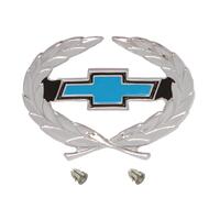 BADGE 'WREATH BLUE BOWTIE' HQ EXPORT CHE