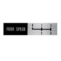BADGE CONSOLE INSERT 4SPEED PATTERN HQ H