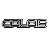BADGE CALAIS VK BOOTLID VL CENTER GARNISH ANGLED DIECAST WITH SPEED NUTS