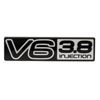 BADGE 'V6 3.8 INJECTION' VN BOOT (BLACK/SILVER) 92035340