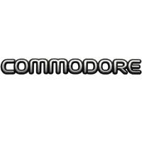 Badge "Commodore" Boot Rear End Panel VP VR Commodore Chrome