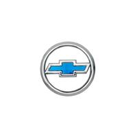 CHEV BADGE CHROME BLUE INSERT BONNET VT VX