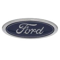 Badge 'Ford' Oval EB ED XH EF EL XR6 XR8 Dark Blue 90mm Length x 36mm Height x 5mm Thickness