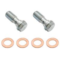 BRAKE BANJO BOLT KIT 10 X 1.00 (ZINC) WITH WASHERS LATE UC WB  VB VC VH VK VL VN VG VP VR VS VT VU VX VY VZ VE VF