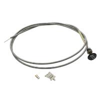BONNET CABLE KIT LH-EARLY LX ROUND KNOB