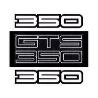 BODY DECAL KIT HG 350 GTS MONARO FENDER & BOOT