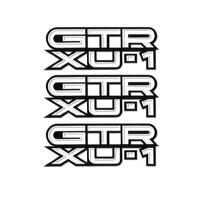 GTR XU-1 BODY DECAL KIT LC LJ XU-1 (3 PCS) 'XU1 TRANSFER STICKER KIT