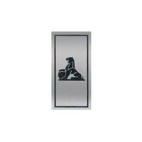BADGE CONSOLE INSERT HT HG GTS WITH LION