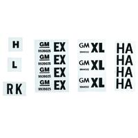 DECAL SET WIRING LOOM LX