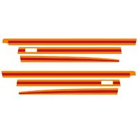 BODY STRIPE KIT LX 'SS' HATCH ORANGE / R