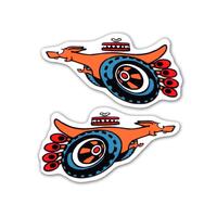 'SUPER ROO' FENDER DECAL ( SMALL ) XY GT