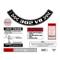 ENGINE BAY DECAL KIT (BASIC) XB ZG 302 L