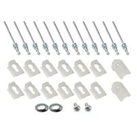 DOOR BELT MOULDING CLIP SET LC LJ (REAR)