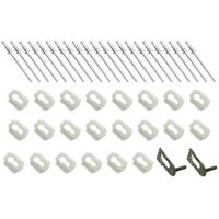 Sill Moulding Clip Kit HQ Except LS Deville Premier 46 Pieces