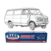 BODY RUBBER KIT BEDFORD CF VAN HINGED FRONT DOORS ONLY