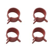 HOSE CLAMP KIT (SPRING STEEL)  1/2'OD   (.48-.53) (RED) (4 PC