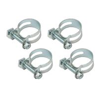 NLA - HEATER HOSE CLAMP SET UTILUX 5/8' FORD SILVER 4PCS