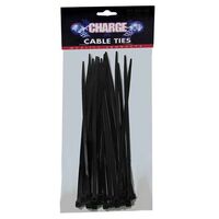 CABLE TIES - 280MM 25PC BLACK