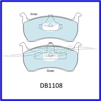 PAD SET-DISC BRAKE EA EB ED EF EL AU ALL FRONT