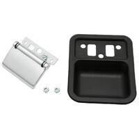 INNER DOOR HANDLE KIT XT XR XW XY ZB-ZD RIGHT HAND BLACK