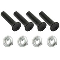 DOOR LOCK KNOB KIT (4) BLK HK HT HG HQ HJ HX HZ WB LC LH LX UC INC FERR