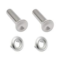 DOOR LOCK KNOB KIT (2) CHRM HK HT HG HQ HJ HX HZ WB LC LH LX UC INC FER