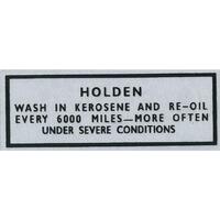 DECAL HD HR OIL CAP