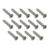 SCREW KIT FOR SCUFF PLATES XR XT XW XY XA XB XC STAINLESS (14)
