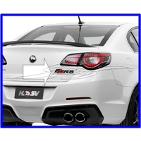 BADGE HSV R8 25TH ANNIVERSARY GLOSS BLACK VF 1 only available